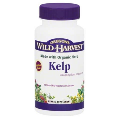 Oregons Wild Harvest Organic Kelp Vegetarian Capsules 90 Ct Kroger