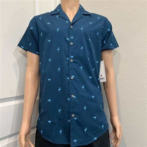 Trunks Surf And Swim Co Shirts Trunks Surf Swim Co Flamingo Sea Turtle Casual Button Down