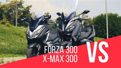 Honda Forza 300 Vs Yamaha X Max 300 PorÓwnanie 4k Youtube