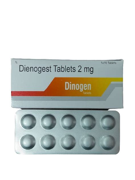 Dinogen Dienogest Dinogest Tablet 2 Mg Packaging Type Box 10x1x10 At