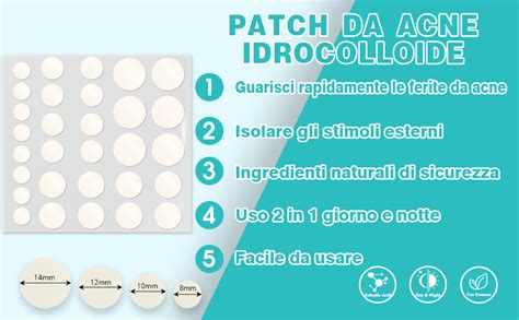 264pcs Cerotti Brufoli Pimple Patch Invisibili Per Acne Idrocolloide