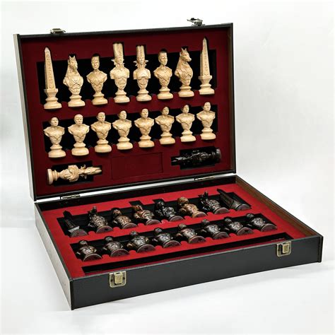 Luxury Wooden Ancient Egyptian Theme Chess Set Henry Chess Sets