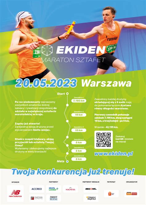 Maraton Sztafet Ekiden Zbli A Si Wielkimi Krokami Lista Startowa