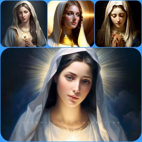 Four Images Of The Virgin Mary