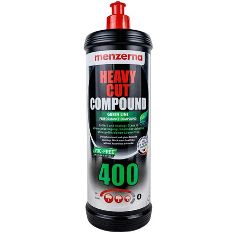 Composto De Corte Menzerna Heavy Cut Compound 400 Green Line 1 Litro