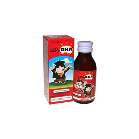 sim dha sirup  ml kegunaan efek samping dosis  aturan pakai
