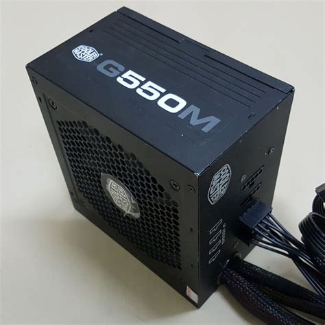 550W PSU COOLER MASTER G550M 80 PLUS BRONZE POWER SUPPLY SEMI MODULAR ...