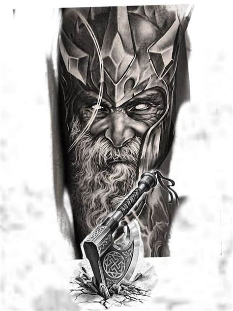 60 Tatuagens Viking E Nórdicas IncrÍveis Para Fazer