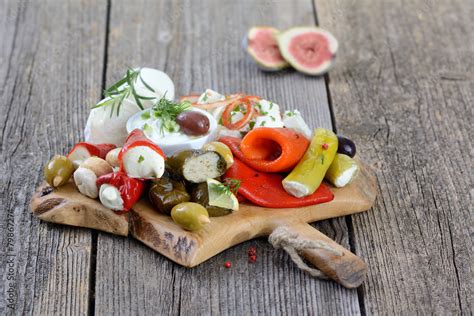 Vegetarische Griechische Vorspeisen Stock Foto Adobe Stock