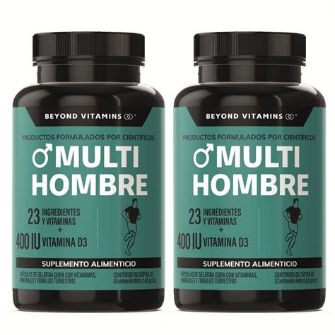 Vitaminas Para Homens 30 Anos - Kit Multivitaminico para Hombres con 24 Ingredientes y Vitaminas ...