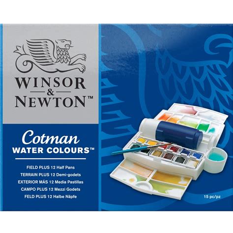 Winsor Newton Cotman Water Colour Field Plus Half Pans George Weil