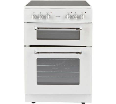 Buy Bush Bfedc60w Double Electric Cooker White At Uk Your