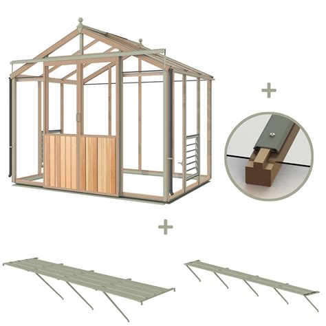 Evolution Eight Cedar Greenhouse 8 7 X 6 5 Alton Greenhouses