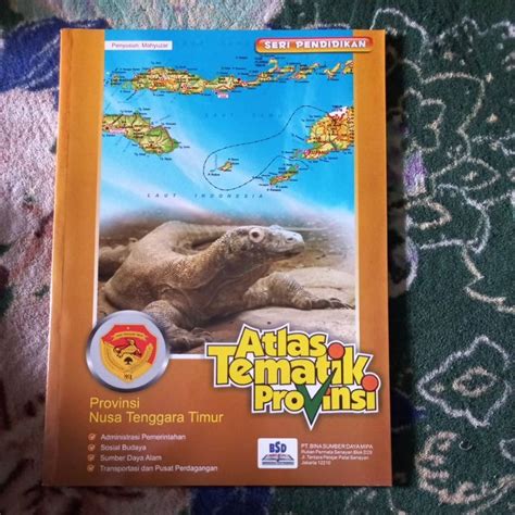 Jual Original Buku Peta Atlas Tematik Provinsi Nusa Tenggara Timur