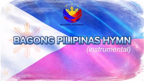 BAGONG PILIPINAS HYMN Minus One YouTube