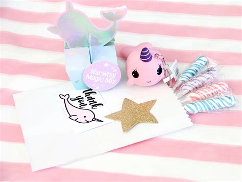 Narwhal Party Favors With Printables Fun365