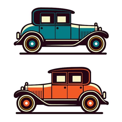 Premium Vector Vintage Car Vector