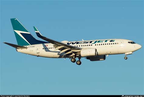 C Fgwj Westjet Boeing Ct Wl Photo By Jos Mart N Romero Id