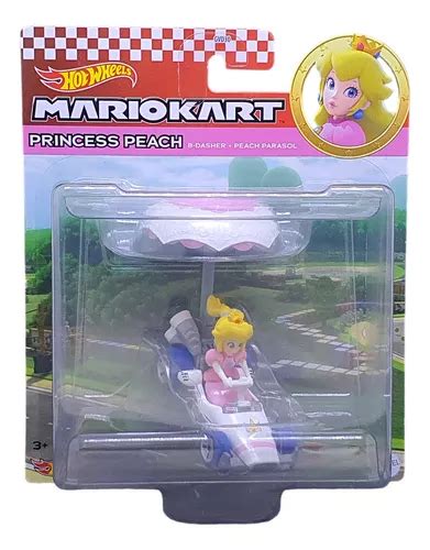 Princess Peach B Dasher Peach Parasol Mario Kart Hot Wheels Frete grátis