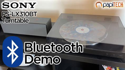 Sony PS-LX310BT Turntable Bluetooth Setup Demo - YouTube