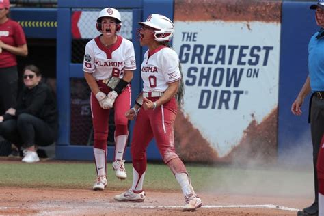 Photos Ou Sooners Vs Stanford In A 2023 Wcws Softball Game In Oklahoma