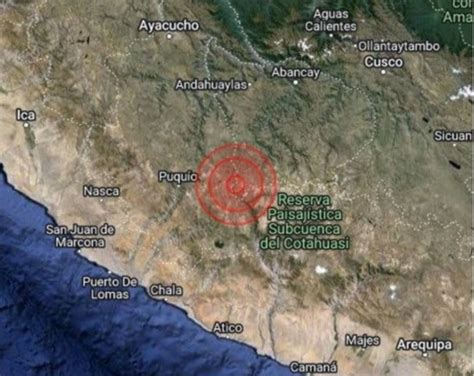 Temblor Hoy En Perú Ayacucho Fue Remecida Esta Madrugada Por Fuerte