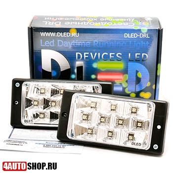 ДХО Ходовые дневные огни штатные ВАЗ 2110-2115 в ПТФ DRL - 146 S-Flux ...