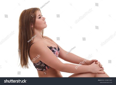 Plus Size Model Sexy Lingerie On Stock Photo Shutterstock