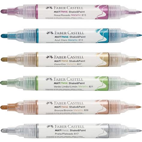 Marcador Multisuperf Cie Multimark Cores Met Licas Faber Castell