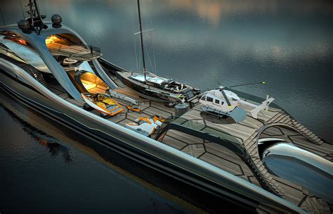 Custom Yacht Design Work (with teams and individual) on Behance