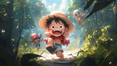 Monkey D Luffy Frame Tv Art Wallpaper Chibi Wallpaper Cute Laptop