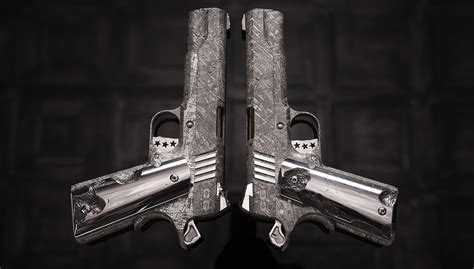 These Incredible Colt 45 Handguns Made From A Meteorite Are The World S Priciest Pistols Maxim