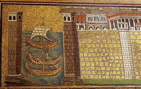 L Antico Porto Di Classe Nei Mosaici Di Sant Apollinare Nuovo Mosaico