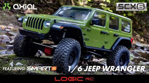 Axial 1 6 SCX6 Jeep JLU Wrangler 4WD Rock Crawler RTR YouTube