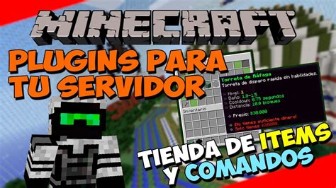 Plugins Para Tu Servidor De Minecraft Tienda De Items Y Comandos