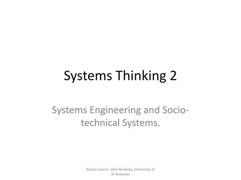 Ppt Systems Thinking 2 Powerpoint Presentation Free Download Id