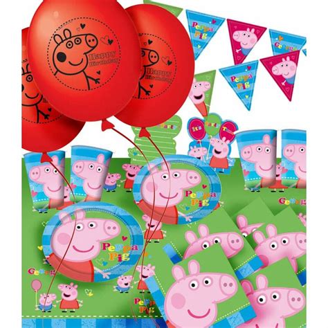 Table Settings Peppa Pig Party Supplies Peppa Pig Birthday Peppa