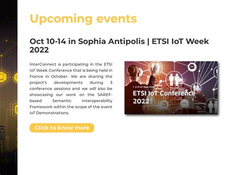 ETSI IoT Week 2022 - Interconnect Newsletter 17