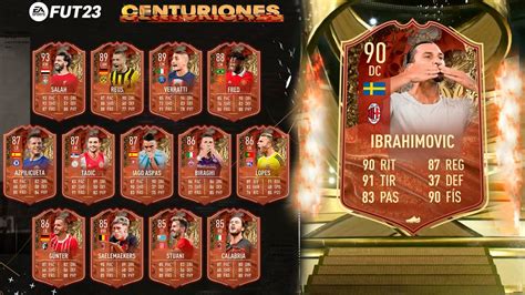 IBRAHIMOVIC 90 ROTÍSIMO ANÁLISIS COMPLETO FUT CENTURIONS SOBRE 10