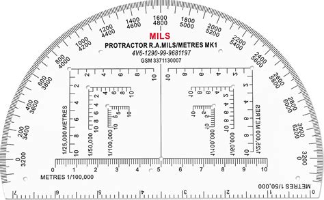 Amazon Cya Military Map Protractor For Land Navigation Military