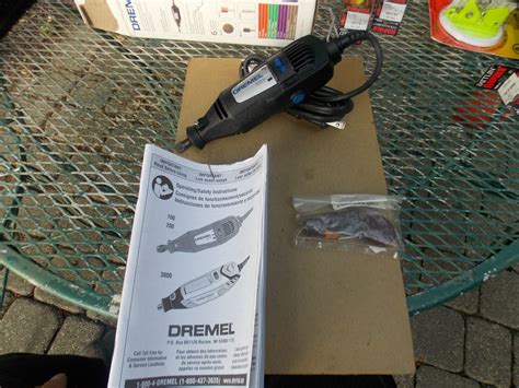 Dremel 100 Series Single Speed Rotary Tools Waccessories Box Opened