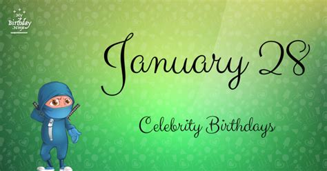 Who Shares My Birthday? Jan 28 Celebrity Birthdays No One Tells You About