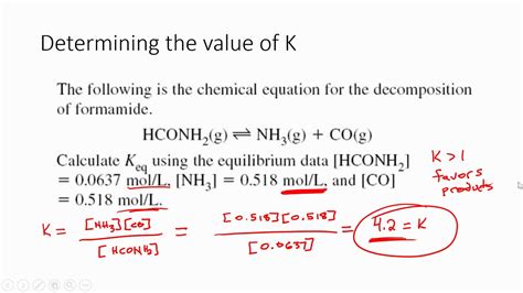 Calculating Equilibrium Constants And Calculating Concentrations Youtube