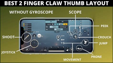 2 FINGER CLAW THUMB SETTINGS NO GYROSCOPE BEST SETTINGS SENSITIVITY