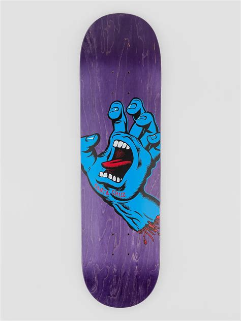 Santa Cruz Screaming Hand 8375 Skateboard Deck Purple Sk8parkde