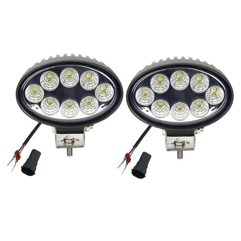 Amazon AGP 1978 2pcs Tractor Led Work Light 12V 24W Oval Cab LED