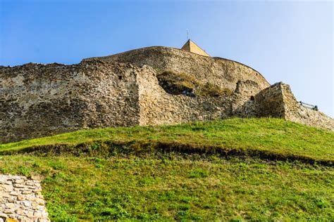 Famous Rupea Fortress In Transylvania Romania Rupea Citadel Cetatea