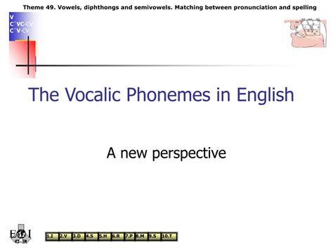 Ppt The Vocalic Phonemes In English Powerpoint Presentation Free