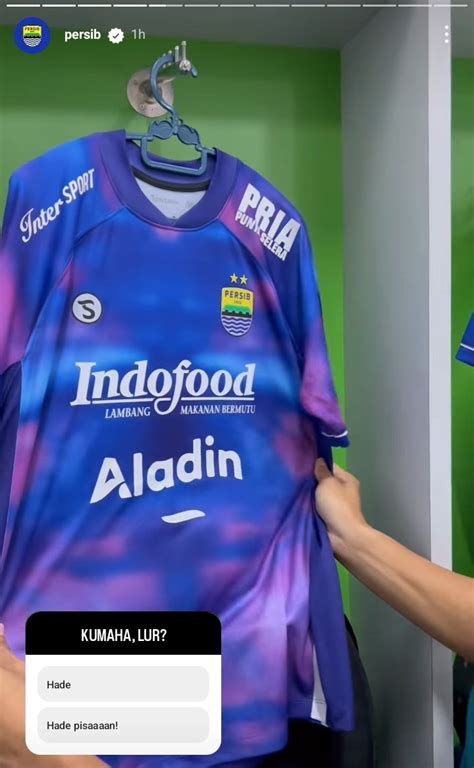 On Twitter Persib Bandung Mengenakan Jersey Rd Terbaru Di