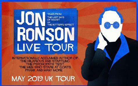 Review Jon Ronson Tales From The Last Days Of August And The Butterfly Effect Moodycomedy